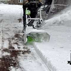 I Tried the Greenworks Cordless Snow Blower and It Made a Winter Chore Enjoyable