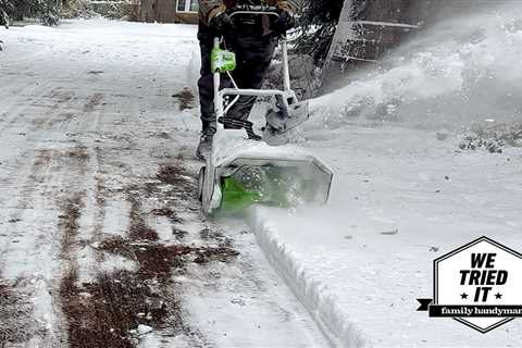 I Tried the Greenworks Cordless Snow Blower and It Made a Winter Chore Enjoyable