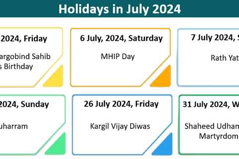 Holidays in July 2024