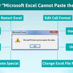 Microsoft Excel Cannot Paste the Data