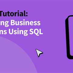 Project Tutorial: Answering Business Questions Using SQL