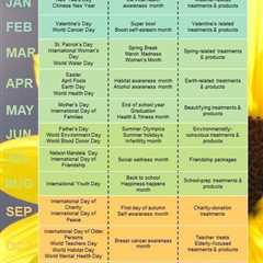 Use these key days to make sure you or your business is publishing often online to reach a large..