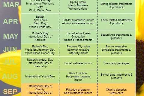 Use these key days to make sure you or your business is publishing often online to reach a large..