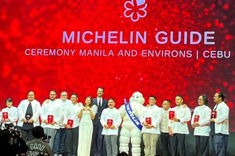 9 restaurants earn stars at the Michelin Guide Philippines’ inaugural ceremony