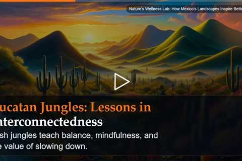 Nature's Wellness Lab: How Mexico's Landscapes Inspire Better Living